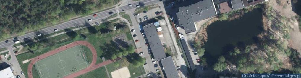 Zdjęcie satelitarne Przedsiębiorstwo Wielobranżowe Katarzyna Dariusz Popiel Krzysztof Baran