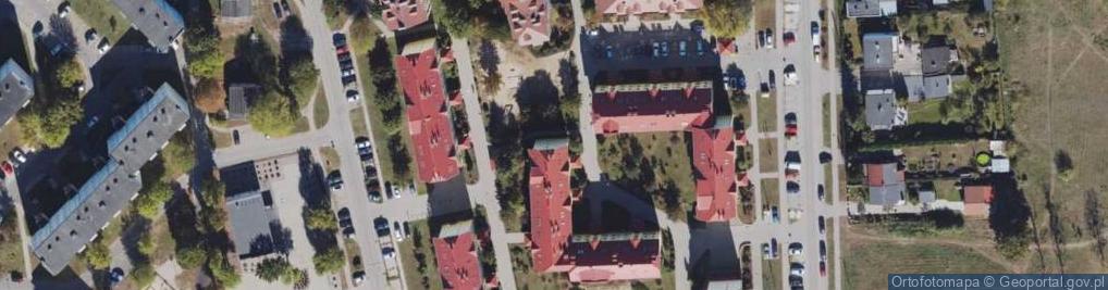 Zdjęcie satelitarne Przedsiębiorstwo Wielobranżowe Rosa Tomasz Różański