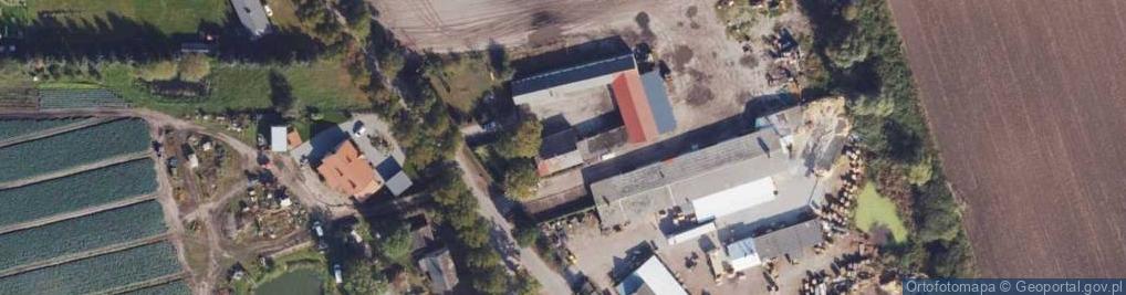 Zdjęcie satelitarne Przedsiębiorstwo Wielobranżowe -Zakład Przemysłu Drzewnego .Trak`` Adam Frontczak