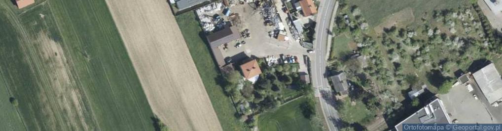 Zdjęcie satelitarne Przedsiębiorstwo Wielobranżowe Zieleń.Andrzej Wróbel