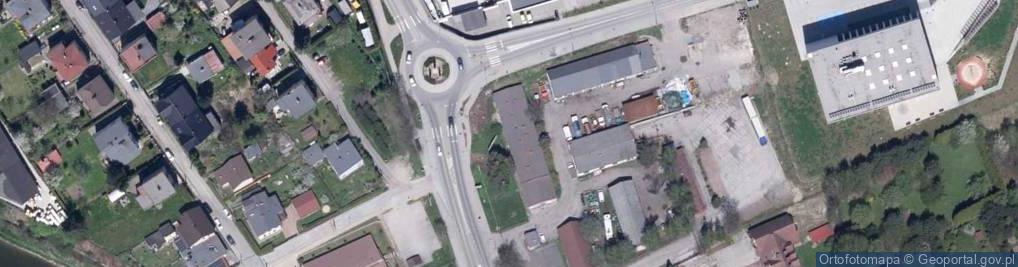 Zdjęcie satelitarne Przedsiębiorstwo Wodociągów i Kanalizacji w Czechowicach Dziedzicach