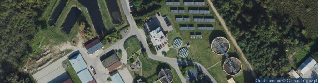 Zdjęcie satelitarne Przedsiębiorstwo Wodociągów i Kanalizacji