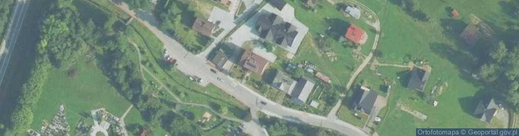 Zdjęcie satelitarne Przedszkole im św Rodziny Rokiciny Podhalańskie