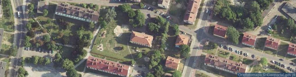 Zdjęcie satelitarne Przedszkole Miejskie nr 1 pod Topolą
