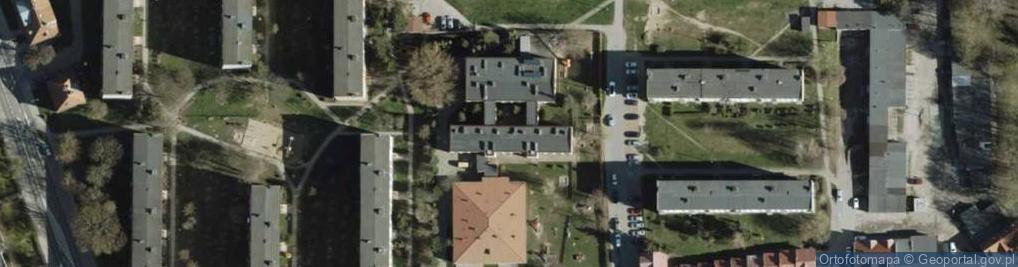 Zdjęcie satelitarne Przedszkole Miejskie nr 1 w Ostródzie