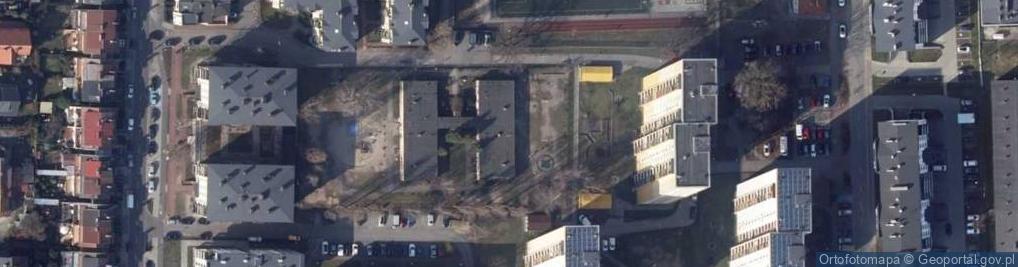 Zdjęcie satelitarne Przedszkole Miejskie nr 11 z Oddziałalmi Integracyjnymi Tęcza