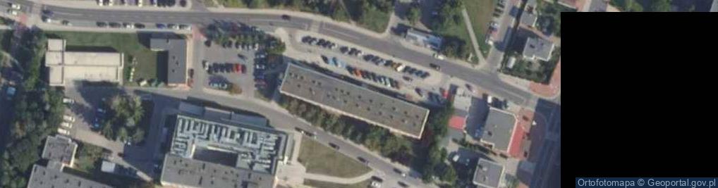 Zdjęcie satelitarne Przedszkole Miejskie nr 4 Jarzębinka w Słupcy