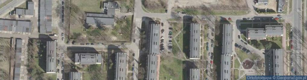 Zdjęcie satelitarne Przedszkole nr 12 w Dąbrowie Górniczej