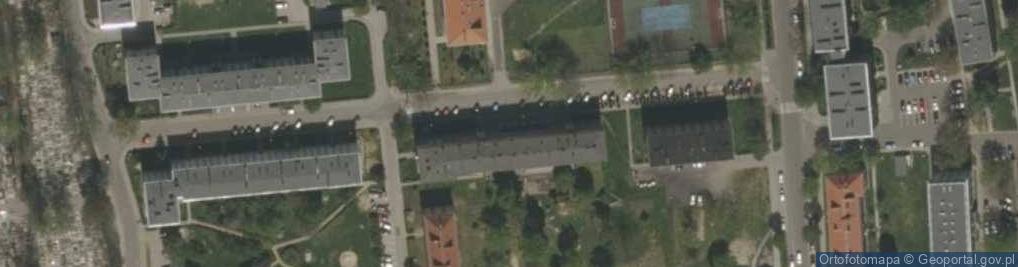 Zdjęcie satelitarne Przedszkole nr 4 w Pyskowicach