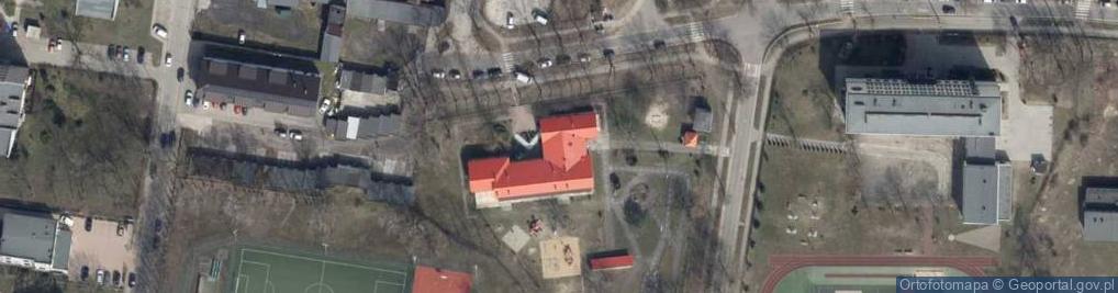 Zdjęcie satelitarne Przedszkole nr 7 w Tomaszowie Maz