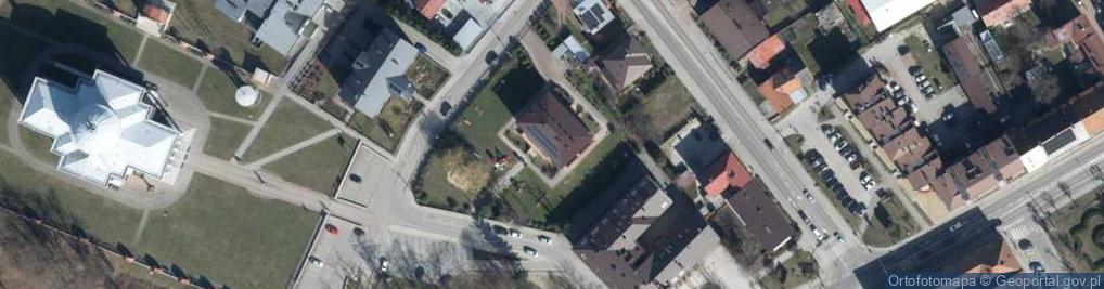 Zdjęcie satelitarne Przedszkole Publiczne nr 1 w Dąbrowie Tarnowskiej