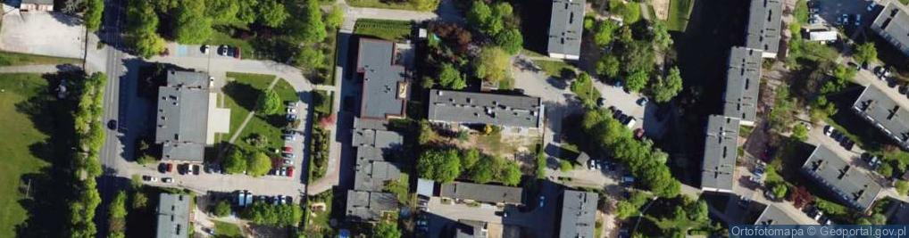 Zdjęcie satelitarne Przedszkole Publiczne nr 1 w Łasku