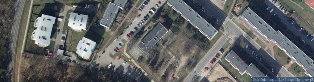 Zdjęcie satelitarne Przedszkole Publiczne nr 2 im Wandy Chotomskiej w Goleniowie