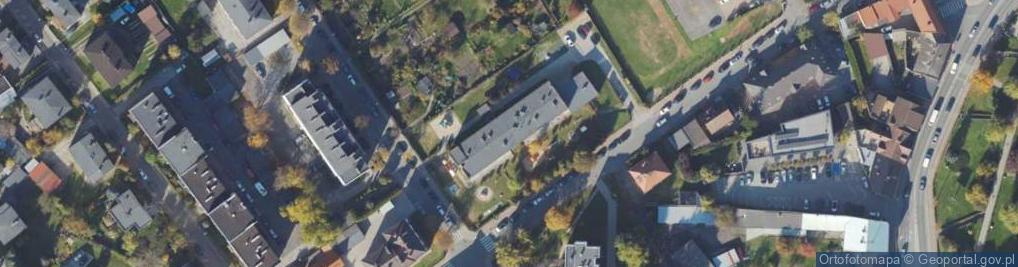 Zdjęcie satelitarne Przedszkole Publiczne nr 2 w Krapkowicach z Oddziałami Integracyjnymi