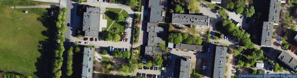 Zdjęcie satelitarne Przedszkole Publiczne nr 3 w Łasku im Misiaczek