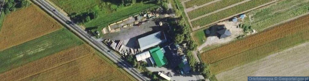 Zdjęcie satelitarne Przemysław Domański Skład Opału, Materiały Budowlane, Stali, Nawozów i Pasz