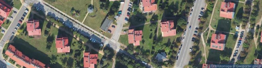 Zdjęcie satelitarne Przemysłowymi Eksport Import Mikołajewska D