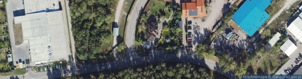 Zdjęcie satelitarne Przerób Drewna.Handel Drewnem i Artykułami Przemysłowymi Omielan Jan