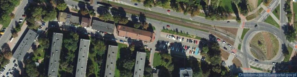 Zdjęcie satelitarne Przesiębiorstwo Produkcyjno Usługowo Handlowe Krakplastik