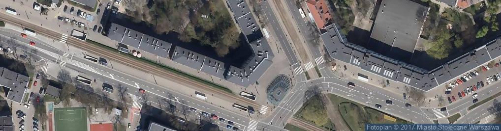Zdjęcie satelitarne Przestrzeń Pracownia Projektowa Małgorzata Hoser - Wspólnik Spółki Cywilnej