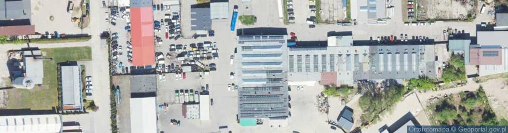Zdjęcie satelitarne Przetwarzanie Odpadów Niemetalowych Mariusz Pielak
