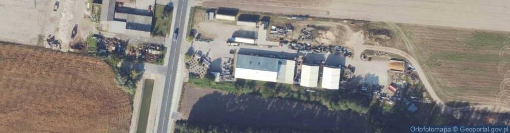 Zdjęcie satelitarne Przetwórnia Owocowo Warzywno Mięsna Rafiński Piotr Rafiński Alicja Rafińska
