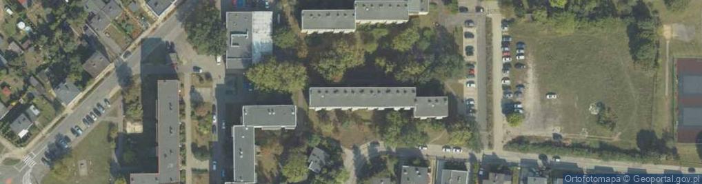 Zdjęcie satelitarne Przetwórstwo Odpadów Tworzyw Sztucznych