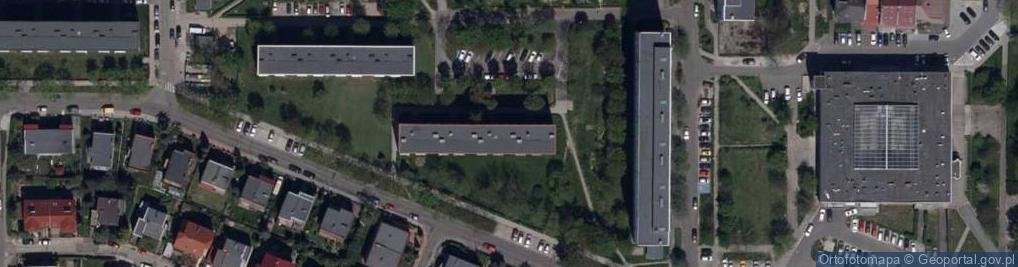 Zdjęcie satelitarne Przewóz Osób Taksówką Osobową nr - 563 Franciszek Andruchów
