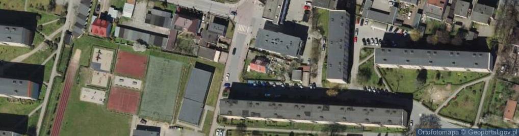 Zdjęcie satelitarne przy Kominie Bar Piwny