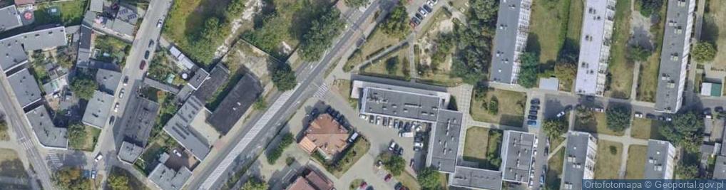 Zdjęcie satelitarne przy Toruńskiej