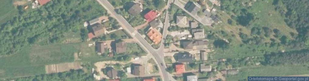 Zdjęcie satelitarne Przybycień Radosław Czerniak Przybycień Lilla