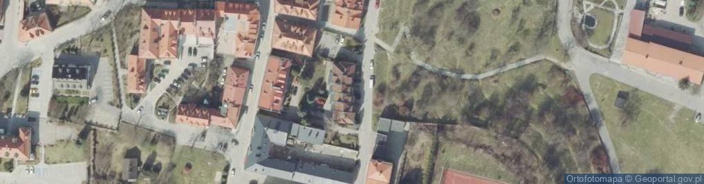 Zdjęcie satelitarne Przyzakładowa Spółdzielnia Mieszkaniowa Bud Dom w Sandomierzu