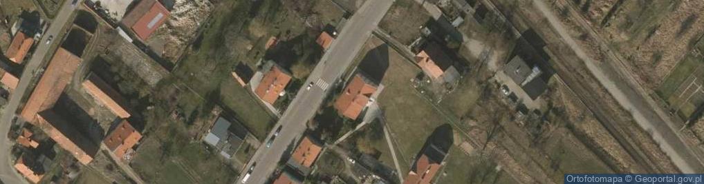 Zdjęcie satelitarne Publiczna Szkoła Podstawowa im.Jana Brzechwy w Stanowicach