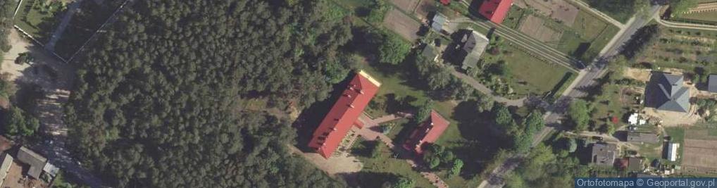 Zdjęcie satelitarne Publiczna Szkoła Podstawowa w Żabiej Woli