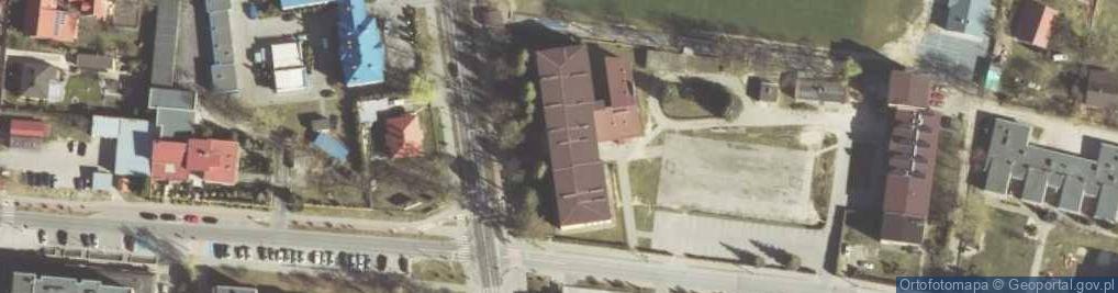 Zdjęcie satelitarne Publiczne Gimnazjum nr 2 we Włodawie