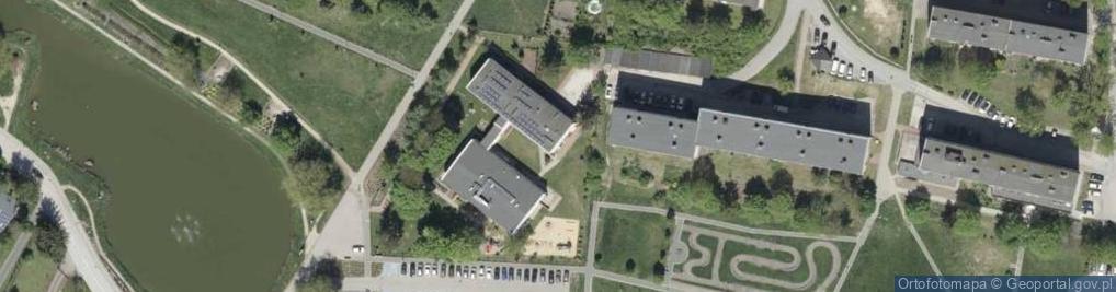 Zdjęcie satelitarne Publiczne Przedszkole nr 2 w Busku Zdroju