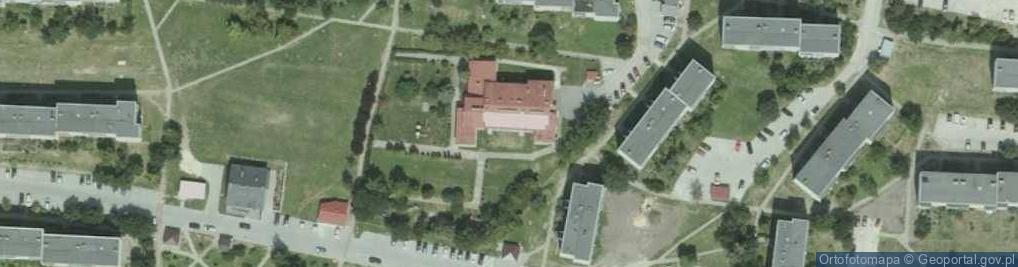 Zdjęcie satelitarne Publiczne Przedszkole nr 3 w Busku Zdroju