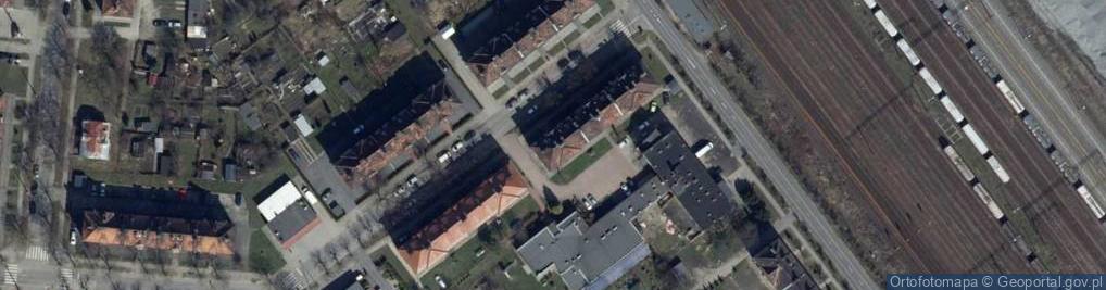 Zdjęcie satelitarne Publiczne Przedszkole nr 7 pod Zielonym Semaforem