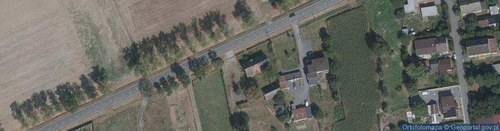 Zdjęcie satelitarne Publiczne Przedszkole pod Kasztanem w Łące Prudnickiej