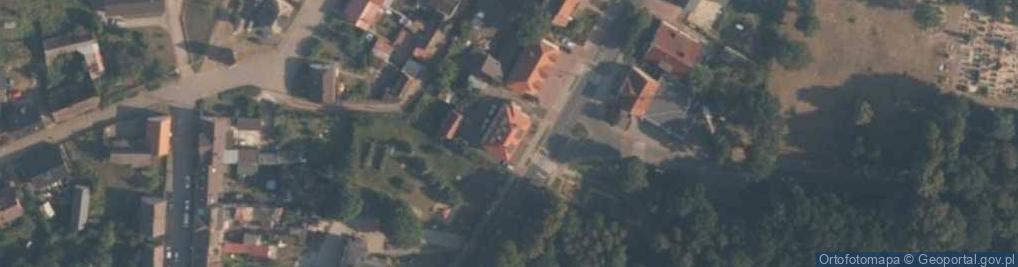 Zdjęcie satelitarne Publiczne Przedszkole w Tucznie z Oddziałami w Marcinkowicach i Płocicznie ul.Wolności 3 78-640 Tuczno