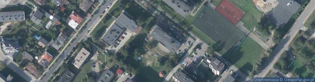 Zdjęcie satelitarne Publiczne Samorządowe Przedszkole nr 1 z Oddziałami Integracyjnymi w Janowie Lubelskim