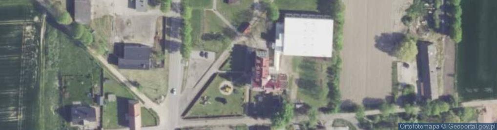 Zdjęcie satelitarne Publiczny Zespół Szkolno Przedszkolny w Przylesiu Publiczne Przedszkole w Przylesiu