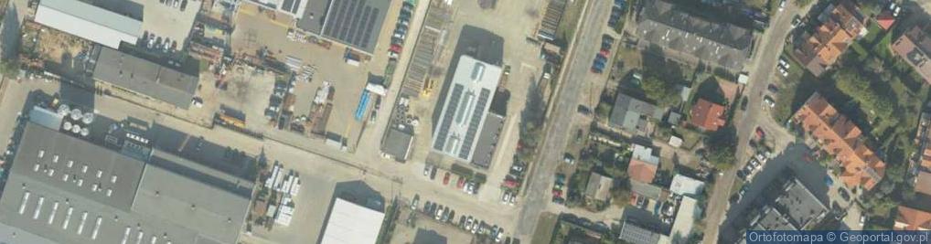 Zdjęcie satelitarne Punkt Selektywnego Zbierania Odpadów Komunalnych (PSZOK)