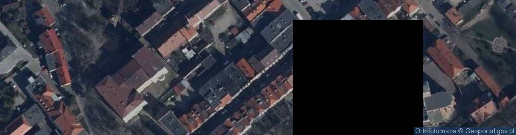 Zdjęcie satelitarne Punkt Sprzedaży Artykułami Spożywczymi i Przemysłowymi Głębicki Rafał