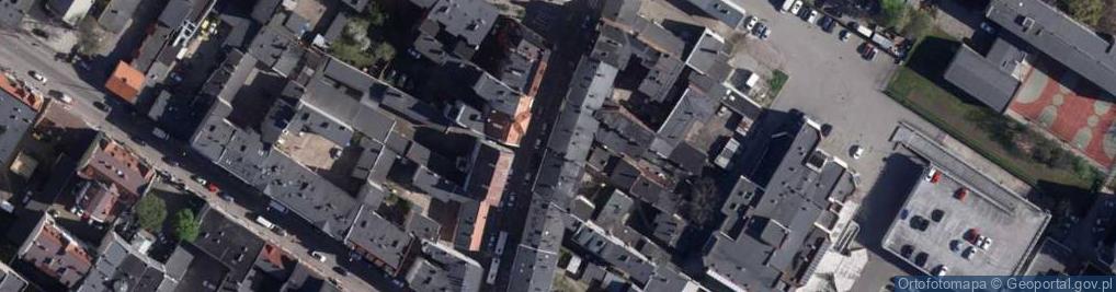 Zdjęcie satelitarne Punkt Usługowo - Handlowy K U R A N T