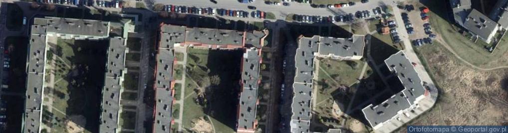 Zdjęcie satelitarne QSAN Michał Kustosz Projektowanie Instalacji i Sieci Sanitarnych