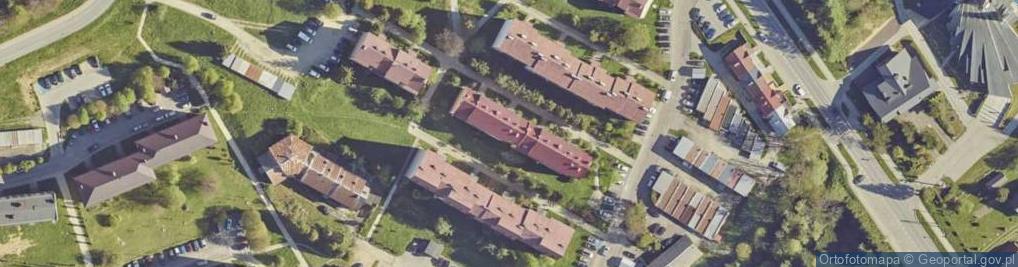 Zdjęcie satelitarne Radosław Plamowski Karpackie Centrum Turystyki Aktywnej Kremenaros