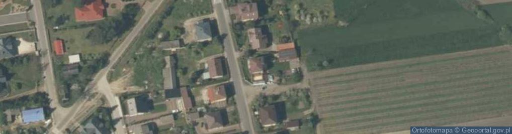 Zdjęcie satelitarne Rafał Kruk Matbud Domaniewice ul.Kolejowa 35, 99-434 Domaniewice