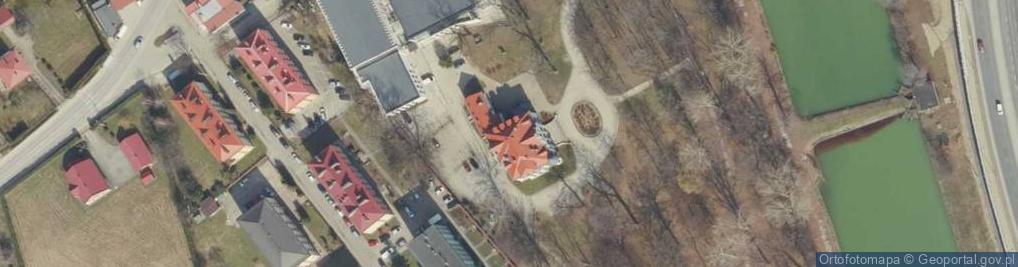 Zdjęcie satelitarne Rafał Prync Pałac Polanka