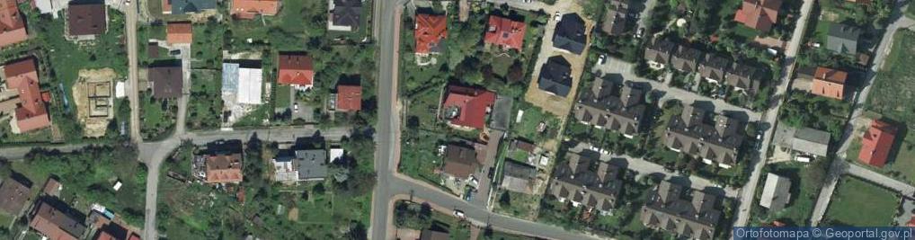 Zdjęcie satelitarne Regina Włoch Przedsiębiorstwo Remontowo-Budowlano-Produkcyjno-Handlowo-Transportowe Raj Skrót: P.R.B.P.H.T.Raj